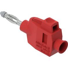 Amplifiers & Receivers Electro PJP 1064-PRO-CD1-R Bananenstecker Stecker, gerade Stift-Ø 4mm Rot 1St