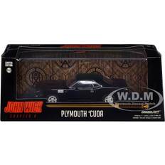 GreenLight 1971 Plymouth Barracuda Die Cast John Wick 4