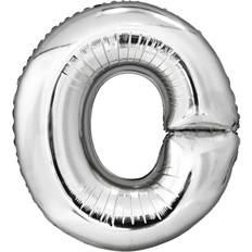 Letterballonnen Amscan Letterballon O Zilver XL 86cm