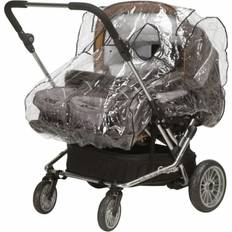 Housses de poussette on sale Playshoes Universelle Pour Voiture Double Bébé Transparent