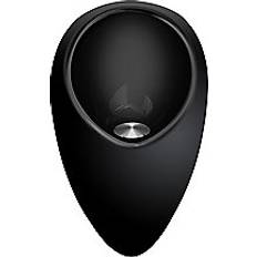 Uridan Cadet GHC-9-S900 Urinal med horisontal tilslutning. Glasfiber. Deep Black