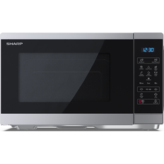 Silver Mikrovågsugnar Sharp YC-MS252AE-S Mikrovågsugn 900 W Silver