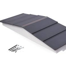 White Roof Entrances Greenhurst White Deluxe Apex Door canopy