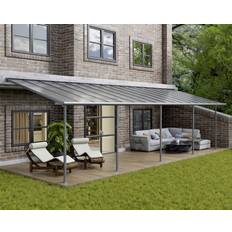 Coperture per Patio Pergola Sierra Addossata In Alluminio 3X9.7 m