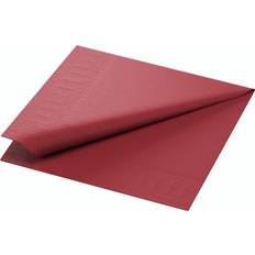 Rouge Serviettes en papier Duni serviette 33x33 3 plis x 20 bordeaux