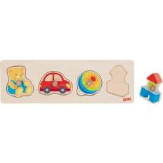 Jigsaw Puzzles Goki Lift Out Wooden Puzzle My Toys Childrens Jigsaw Baby My First Puzzle Age 1