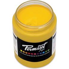 Yellow Textile Paint Permaset Aqua Fabric Ink Supercover Yellow Red, 300 ml