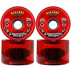 Skateboards Big Foot Longboard Wheels 76mm 80A SHR Mountain Cruisers Translucent