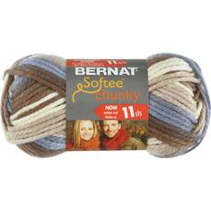 Beige Yarn Bernat Softee Chunky Ombre Yarn-Natures Way 161129-29012