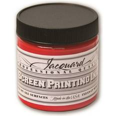 Jacquard Screen Printing Ink Bright Red, 4 oz