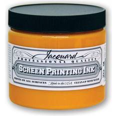 Arts & Crafts Jacquard Screen Printing Ink Golden Yellow, 16 oz