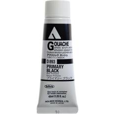 Black Water Colours Holbein Acrylic Gouache 40 ml primary black