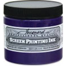 Textile Paint Jacquard Screen Printing Ink Opaque Violet, 4 oz