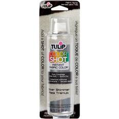 Spray Paints Tulip ColorShot Instant Fabric Color Spray Metallic Silver