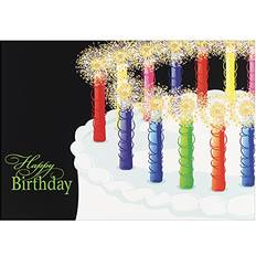 Birthdays Cards & Invitations Jam Paper Blank Birthday Card Sets 25/Pack Birthday Candles