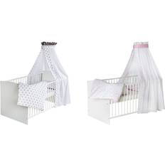 Schardt Børneværelse Schardt Baby Komplettbett 70x140cm Classic White Big Stars 3