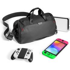 Tomtoc Carrying Bag for Nintendo Switch OLED & Nintendo Switch Protective Large Capacity Travel Pouch Dock Pro