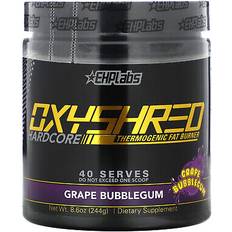 EHPlabs OxyShred Hardcore Thermogenic Fat Burner Limited Edition Grape Bubblegum