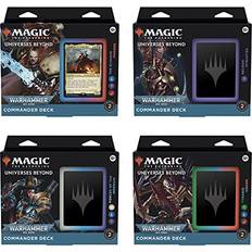 Magic the gathering commander warhammer Wizards of the Coast Magic the Gathering Universes Beyond Warhammer 40000 Commander Deck Bundle