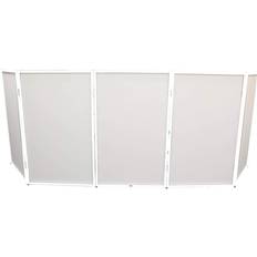 Paneles de Pared ProX XF-5X3048 5-Panel DJ Facade, White Frame