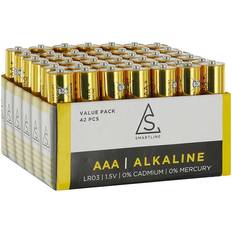 Batterier AAA LR03 42-pack