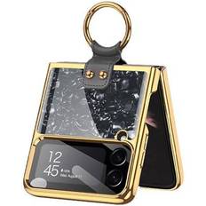 SaharaCase Marble with Ring for Samsung Galaxy Z Flip4 Black CP00295