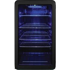 Mini Fridges Magic Chef MCB34CHB 3.4-Cu. Ft. Retro Beverage Cooler Blue, Black