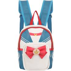 Kinder - Weiß Schulranzen Moon Sailor Magical Girl Outfit Backpack Anime Backpacks Blue/Red/White One-Size