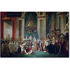 Interior Details Trademark Fine Art Coronation Of Napoleon And Josephine Canvas Wall Decor