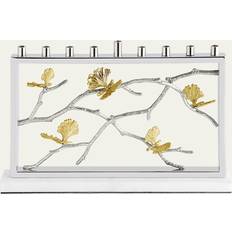 Michael Aram Butterfly Ginkgo Luxe Menorah Portavelas