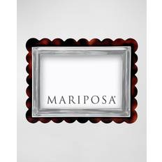 Mariposa Tortoise Scallop Signature 4\" 6\" Photo Frame