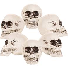 Platos Desechables Fun Costumes 24 Prop Skulls in a Bag Halloween Props