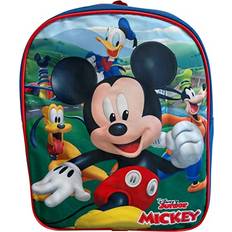 School Bags Mickey mouse toddle boy 12 inch mini backpack blue-red