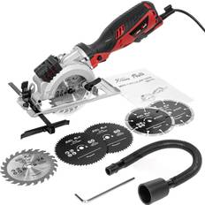 XtremePowerUS Electric Laser Guide Circular Saw with 6 Saw Blade 4-1/2 3 500RPM