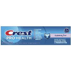 Dental Care Crest pro health clean & free toothpaste 3 sulfates fluoride