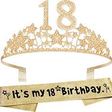 Sashes Meant2Tobe 18Th Birthday Gifts For Girls 18Th Birthday Tiara And Sash 18Th