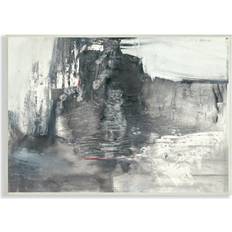 Interior Details Stupell Industries Intense Movement Abstraction Contrasting Soft Gray Oppenheimer Painting Wall Decor