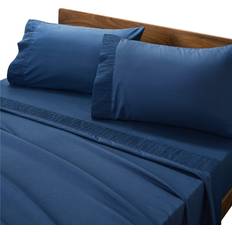 Bedsure Full Size Sets 1800 Sheets 4 P Bed Sheet Blue