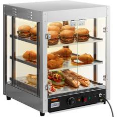 Otros Electrodomésticos de Cocina VEVOR 3-Tier Commercial Food Warmer Countertop Pizza Cabinet with Water Tray