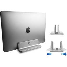 Vertical Laptop Stand For Desk Silver