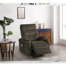 Gaming Chairs Bed Bath & Beyond Electric Lift Recliner USB Charge Ports,with Massage and Heat Dark Brown