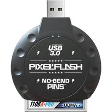 Pixelflash no-bend pins usb 3 cf card reader superspeed compact flash adapter