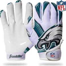 NFL Philadelphia Eagles Youth Football Receiver Gloves - White / Green