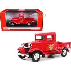 Maquettes 1934 Ford Pickup Truck "Coca-Cola" Red 1/43 Diecast Model Car by Motor City Classics