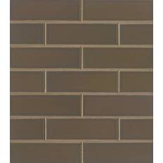 Tiles Bedrosians Zenia Matte Porcelain Floor & Wall Mosaic 2 11.25 Sheet Umbra 10-Pack 8.9 SF