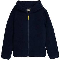 1-3M Fleece Jackets Children's Clothing Outdoor Kids Cozy Fleece Full-Zip Hoodie for Babies or Toddlers - Navy