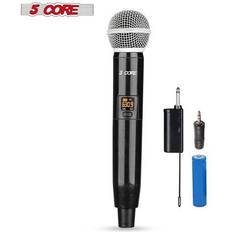 Microphones 5 Core Pro Wireless Handheld Microphone Transmitter with Vocal Microphone Capsule use with Wireless Systems Rechargeable Digital WM 1001