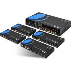 Wireless Audio & Video Links Orei 1x4 HDMI Extender Splitter HDBaseT 4K