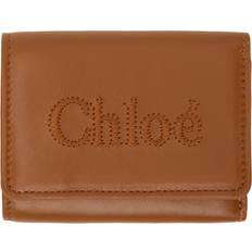 Chloé Brown Small Sense Wallet 247 Caramel UNI