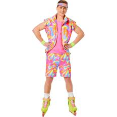 Vestidos de fiesta InSpirit Designs Barbie Movie Roller Blade Ken Adult Costume